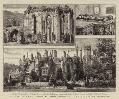 Riunione del Congresso della Chiesa a Swansea, Architettura Ecclesiologica nei Dintorni da Henry William Brewer